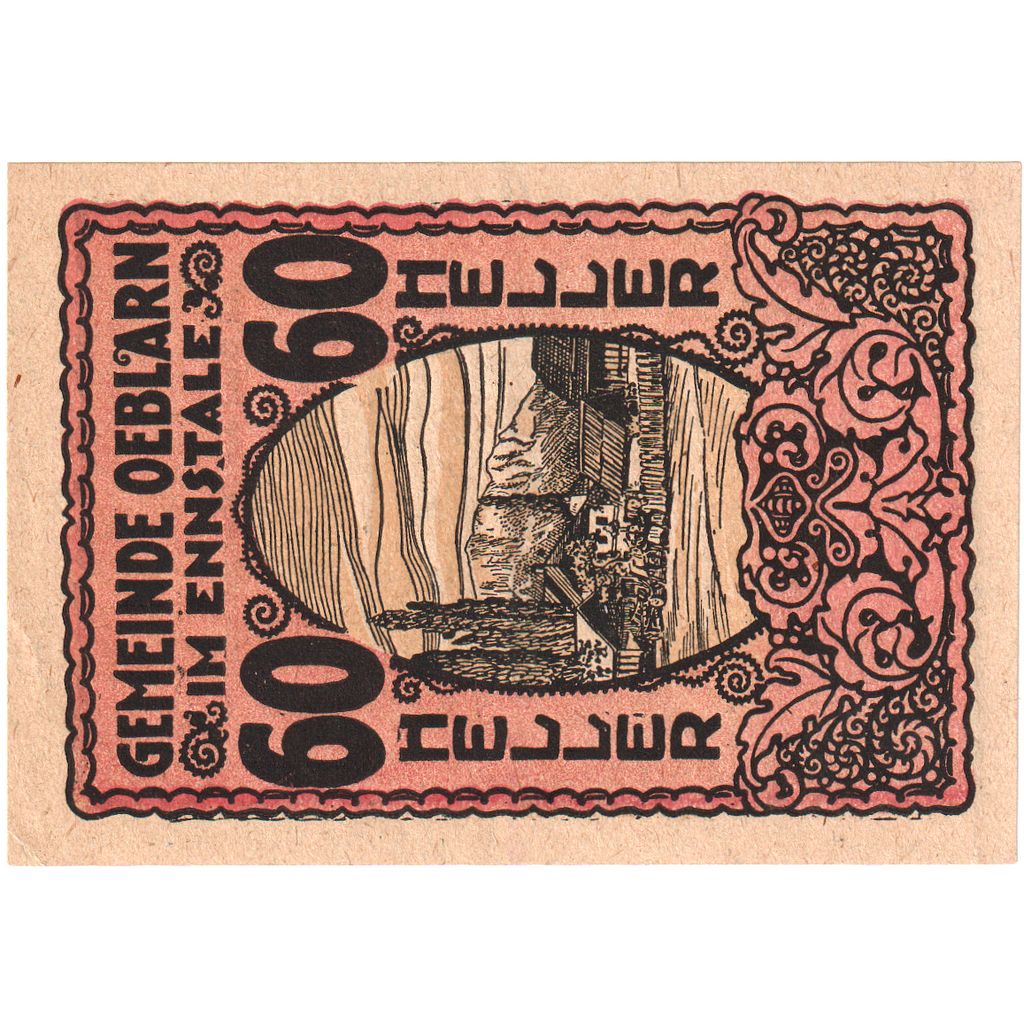 Österreich, Oeblarn, 60 Heller, 1920-10-31, UNZ-