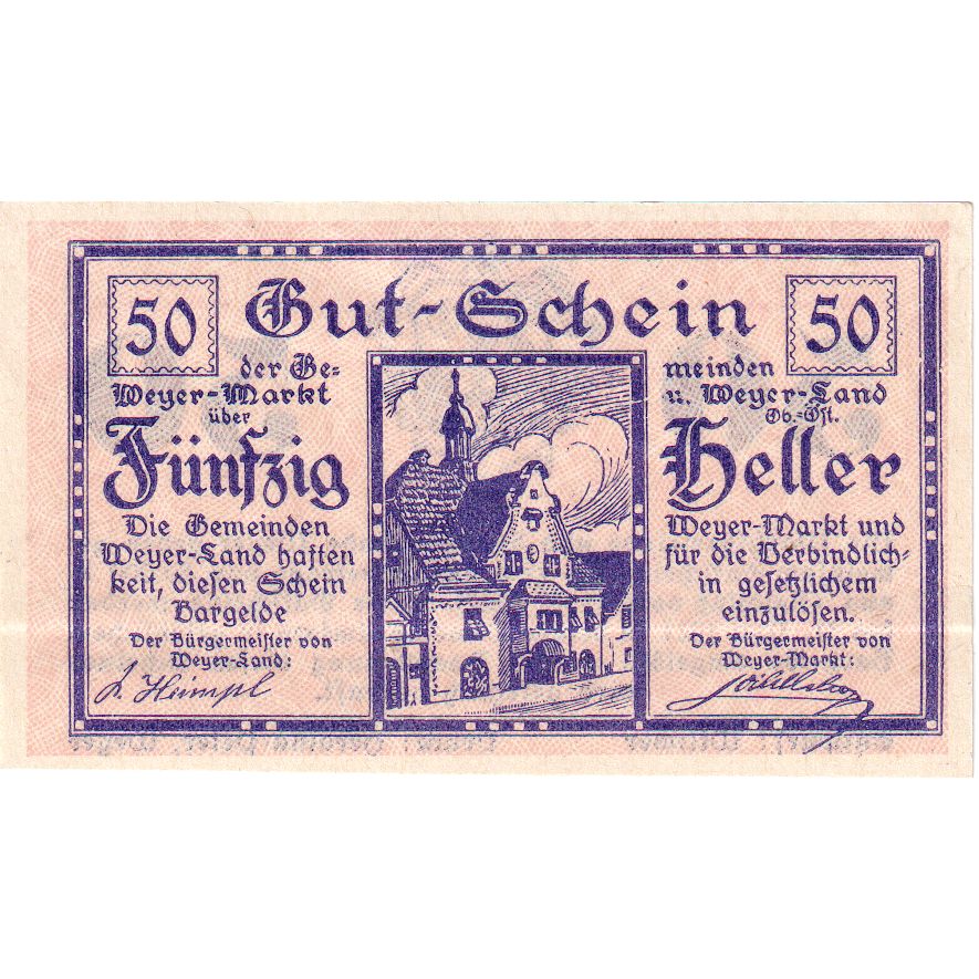 Österreich, Weyer, 50 Heller, 1920-12-31, UNZ-