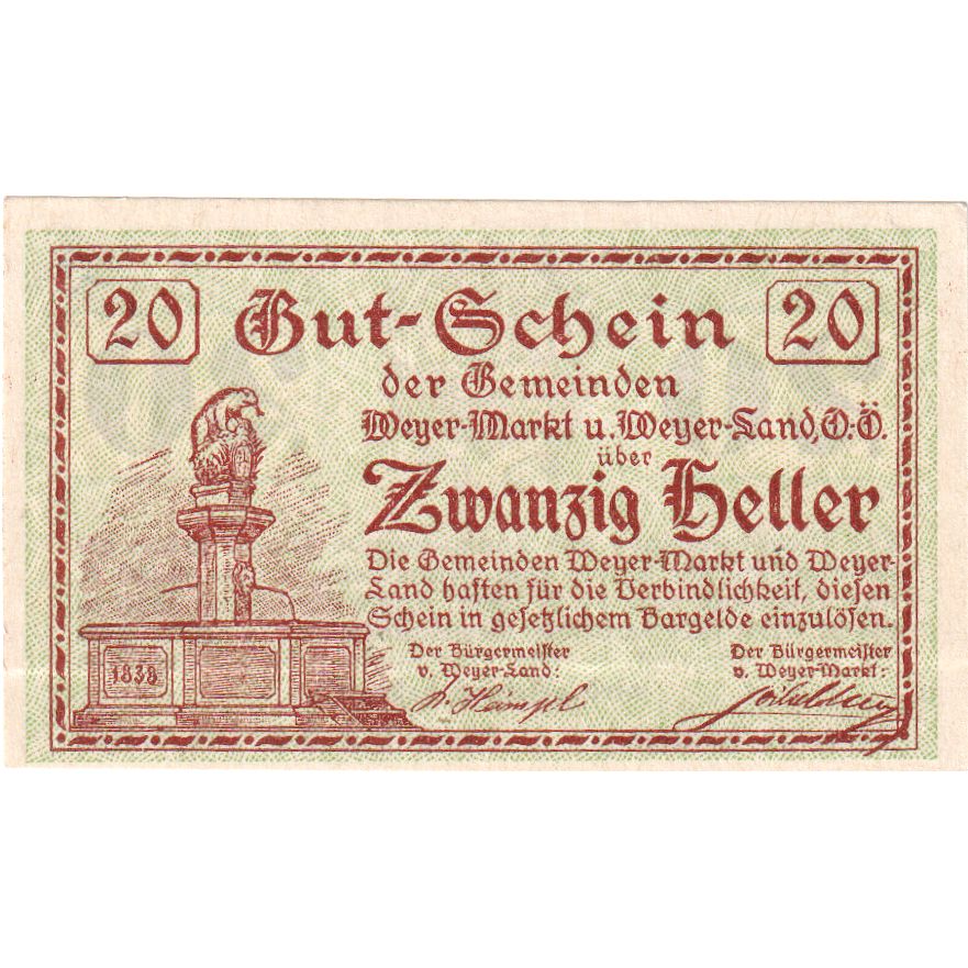 Austria, Weyer, 20 Heller, 1921-05-31, AU(55-58)