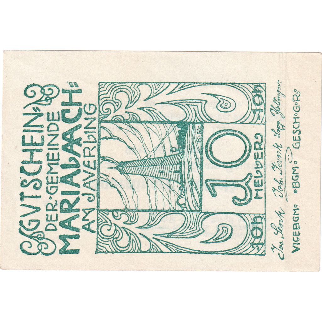 Österreich, Maria-Laach, 10 Heller, 1920-12-31, UNZ-