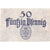 Deutschland, Gemunden, 50 Pfennig, VZ