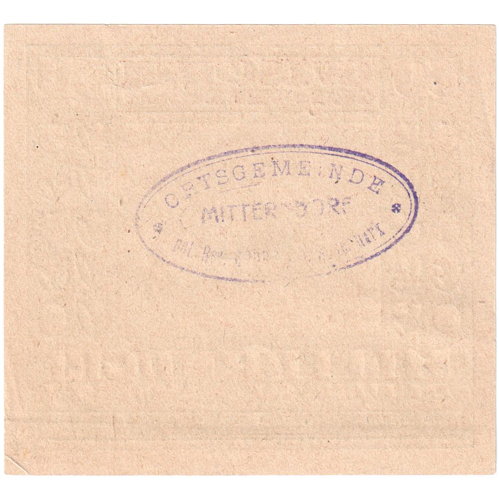 Österreich, Mitterndorf, 60 Heller, 1920-12-31, UNZ-