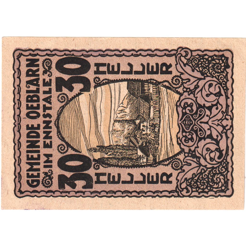 Österreich, Oeblarn, 30 Heller, 1920-10-31, UNZ-
