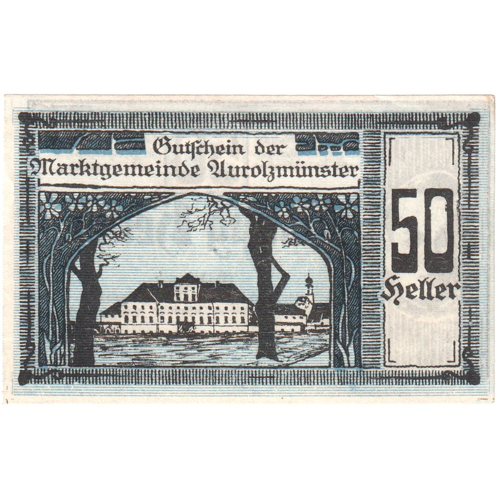 Österreich, Aurolzmunster, 50 Heller, 1920-04-09, UNZ-