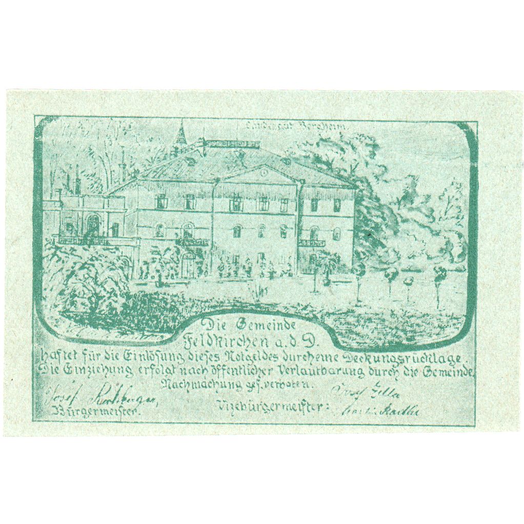 Österreich, Feldkirchen, 20 Heller, UNZ-