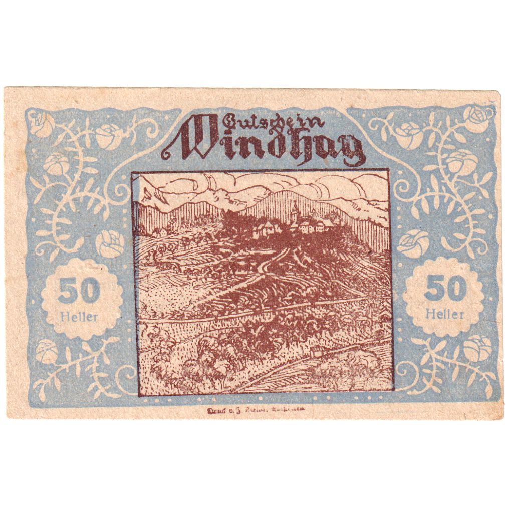 Österreich, Windhag, 50 Heller, 1920-12-30, UNZ-
