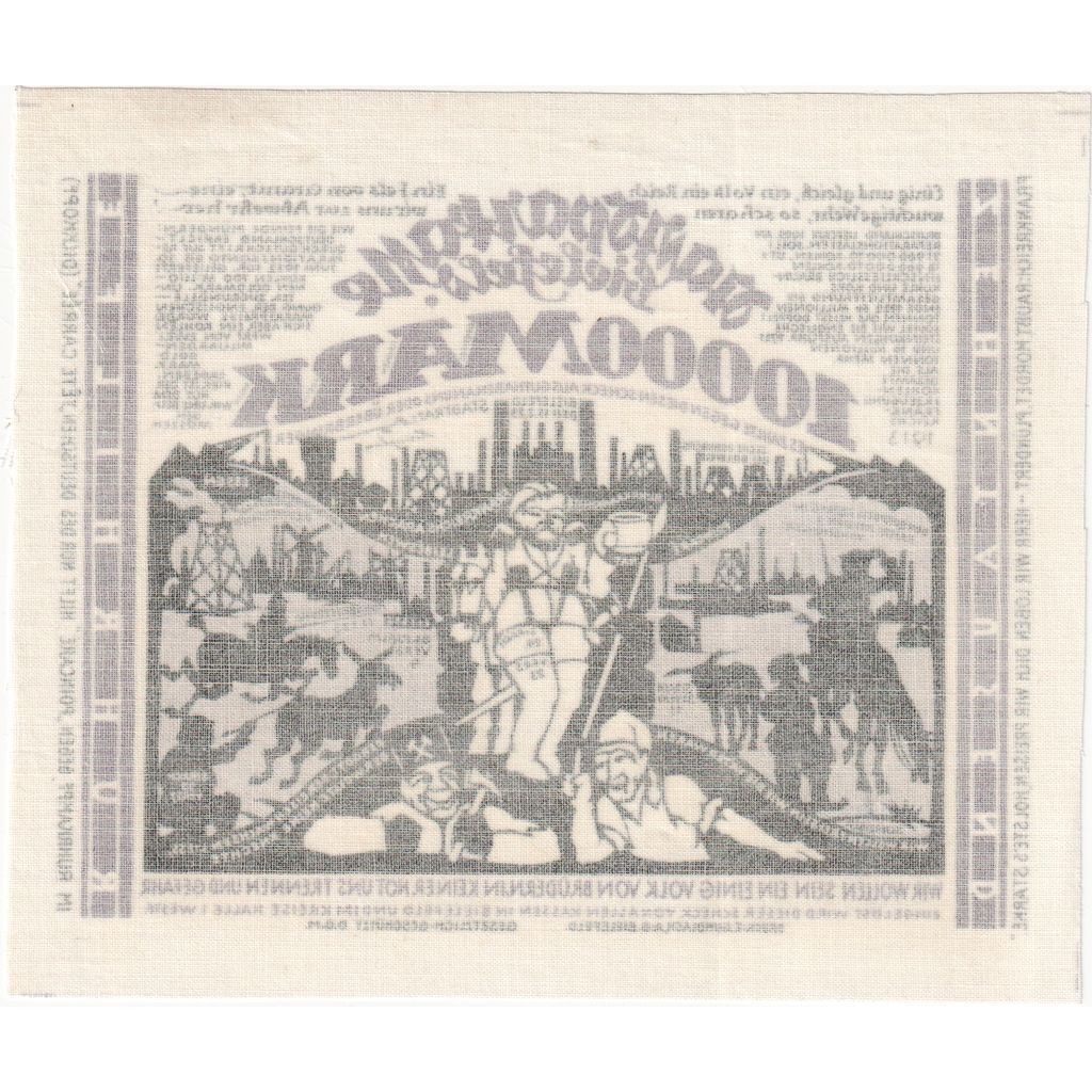 Deutschland, Bielefeld, 10000 Mark, 1923-02-15, UNZ-, Seide, Grabowski:71a