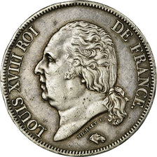 Münze, Frankreich, Louis XVIII, Louis XVIII, 5 Francs, 1821, Paris, SS+
