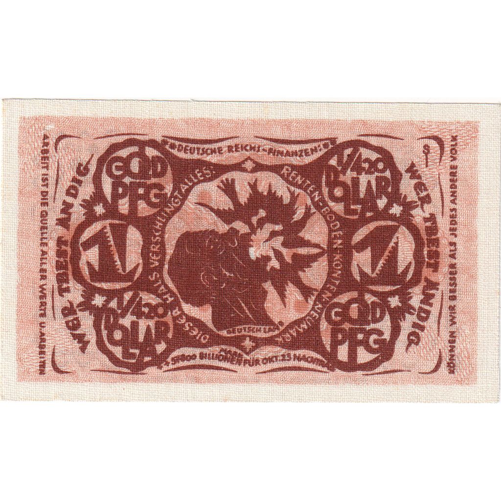 Deutschland, Bielefeld, 1 Goldpfennig, 1923-11-08, UNZ-, Leinen, Grabowski:92