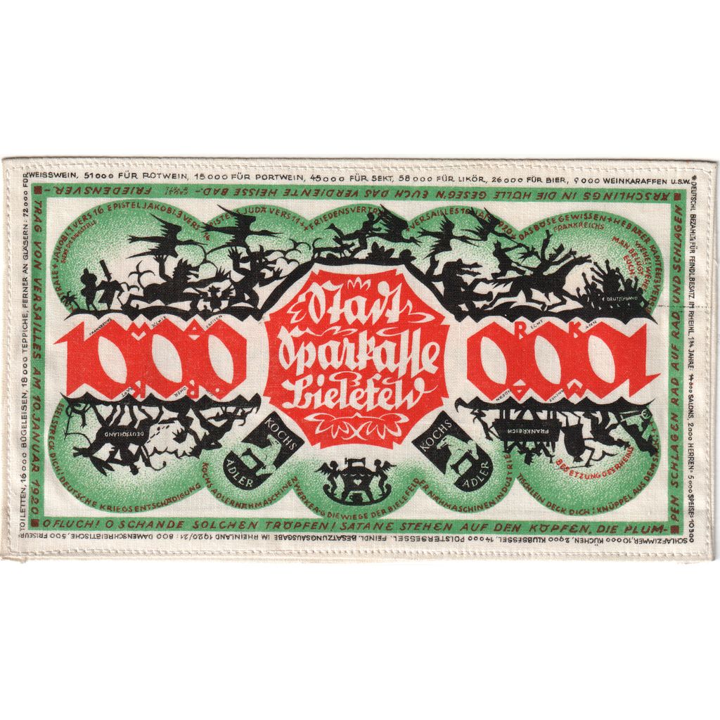 Germany, Bielefeld, 1000 Mark, 1922-12-15, UNC(63), Linen, Grabowski:60b