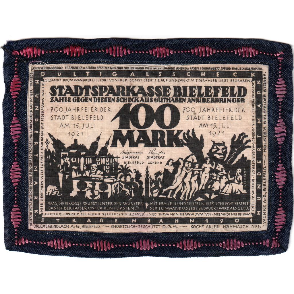 Allemagne, Bielefeld, 100 Mark, 1921-07-15, SPL, Lin, Grabowski:26e
