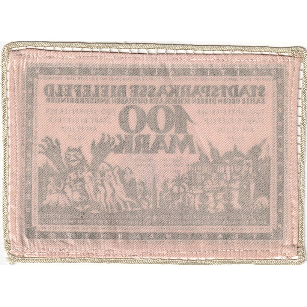 Germany, Bielefeld, 100 Mark, 1921-07-15, UNC(63), Silk, Grabowski:28c