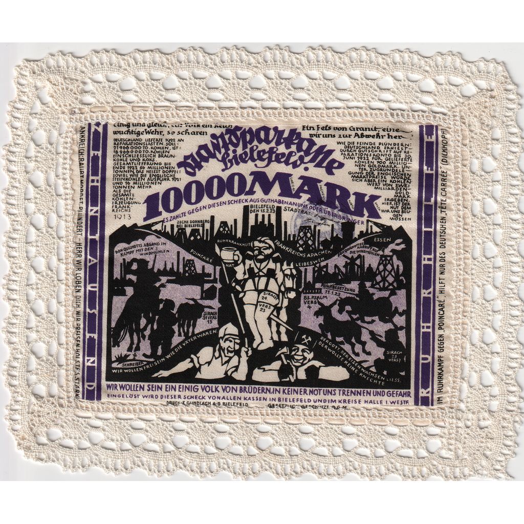 Germania, Bielefeld, 10000 Mark, 1923-02-15, SPL, Seta, Grabowski:70c