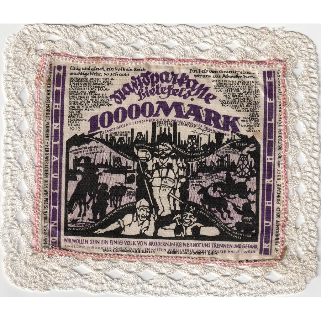 Germania, Bielefeld, 10000 Mark, 1923-02-15, SPL, Lino, Grabowski:71c