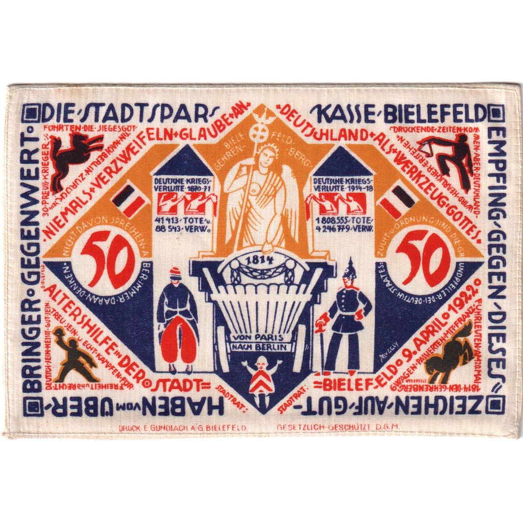 Germania, Bielefeld, 50 Mark, 1922-04-09, SPL, Seta, Grabowski:46d