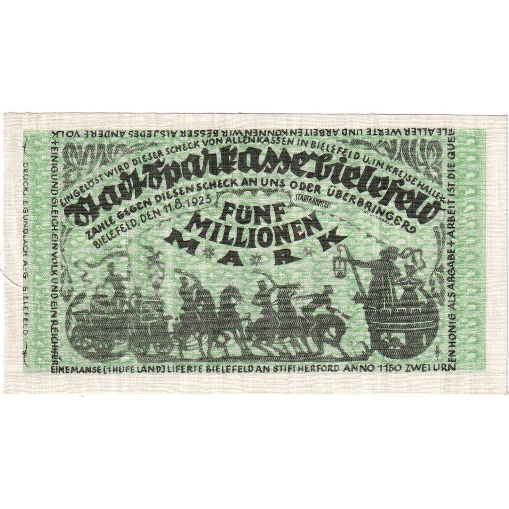 Germania, Bielefeld, 5 Millionen Mark, 1923-08-11, SPL, Lino, Grabowski:80