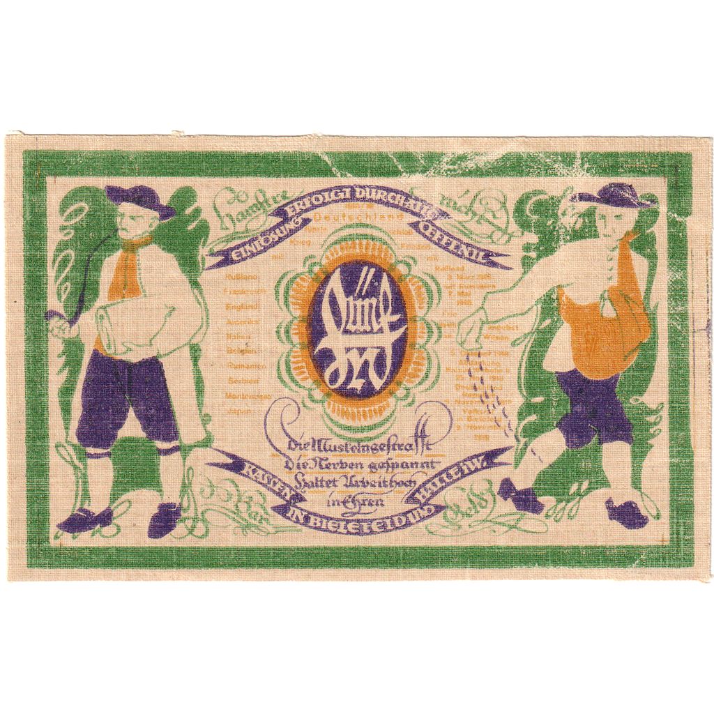 Germania, Bielefeld, 5 Mark, SPL, Lino, Grabowski:P15