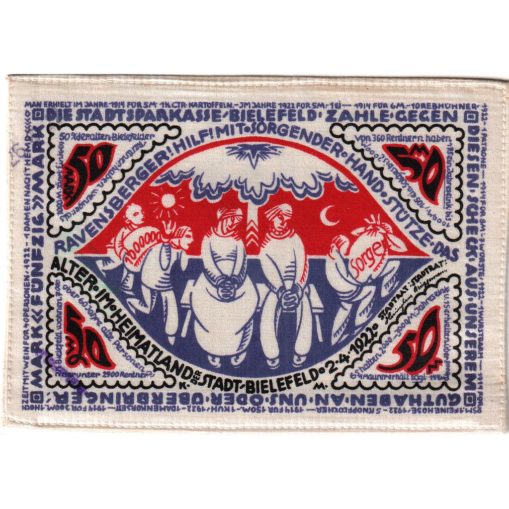 Germania, Bielefeld, 50 Mark, 1922-04-02, SPL, Seta, Grabowski:43b