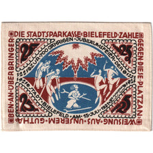 Germany, Bielefeld, 25 MARK, 1921-07-15, UNC(63), Silk, Grabowski:21c