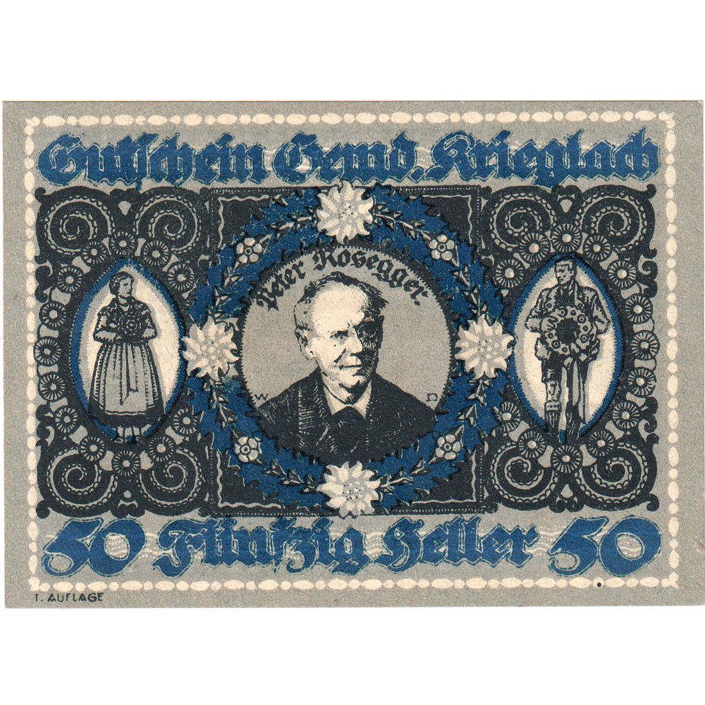 Österreich, Krieglach, 50 Heller, 1920-10-31, UNZ-