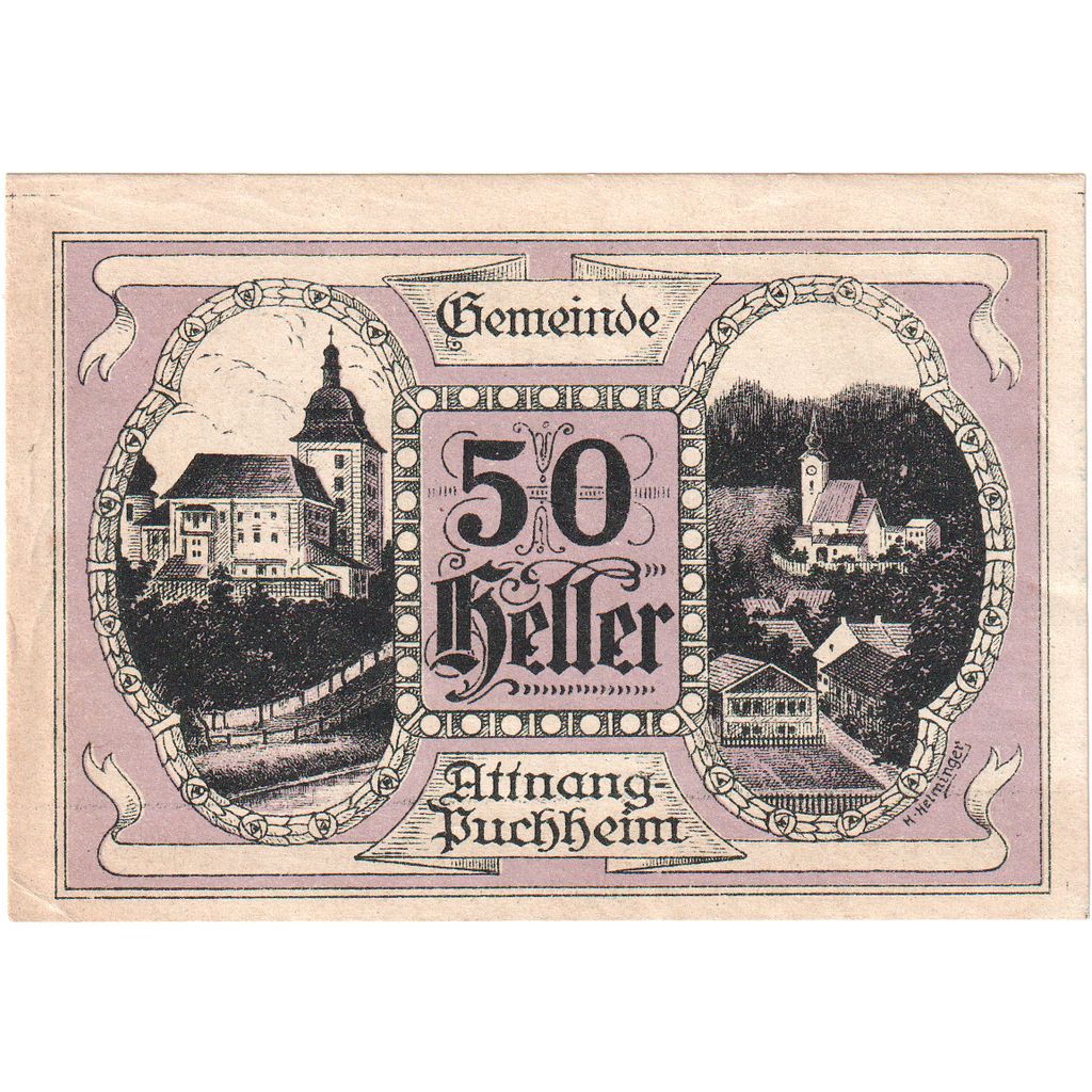 Österreich, Attnang-Puchheim, 50 Heller, 1921-04-30, UNZ-