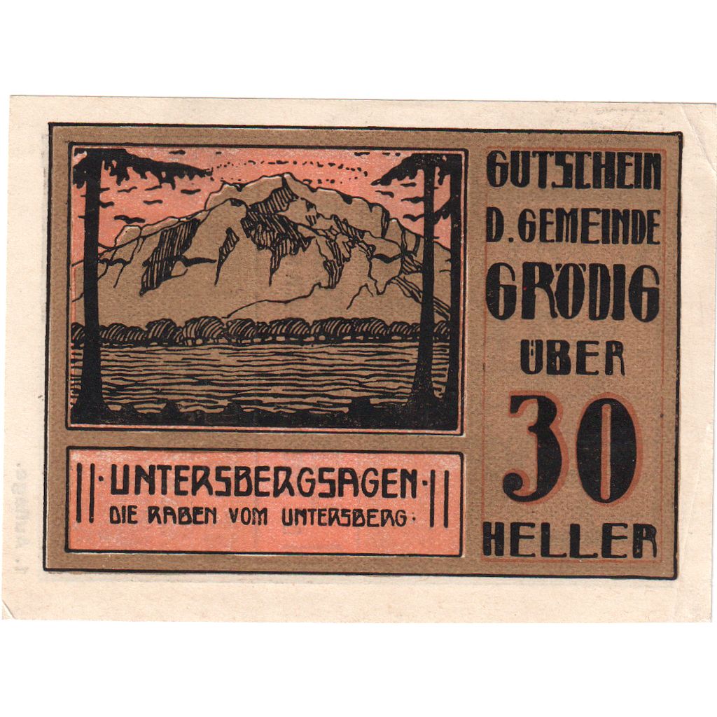 Österreich, Grödig, 30 Heller, 1920-12-31, UNZ-