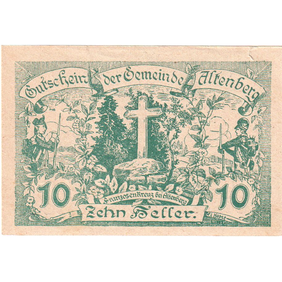 Österreich, Altenberg, 10 Heller, 1920-05-15, UNZ-