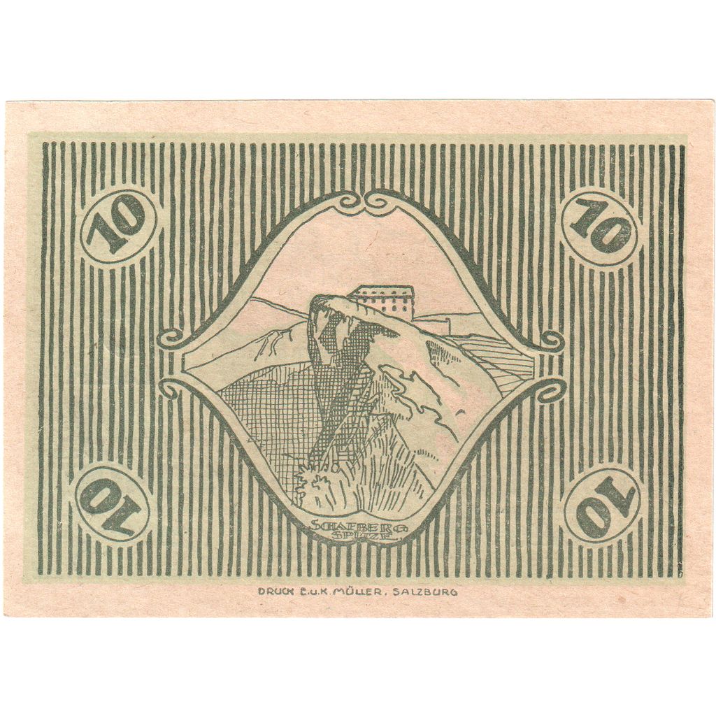 Österreich, St Gilgen, 10 Heller, 1920-10-15, UNZ-
