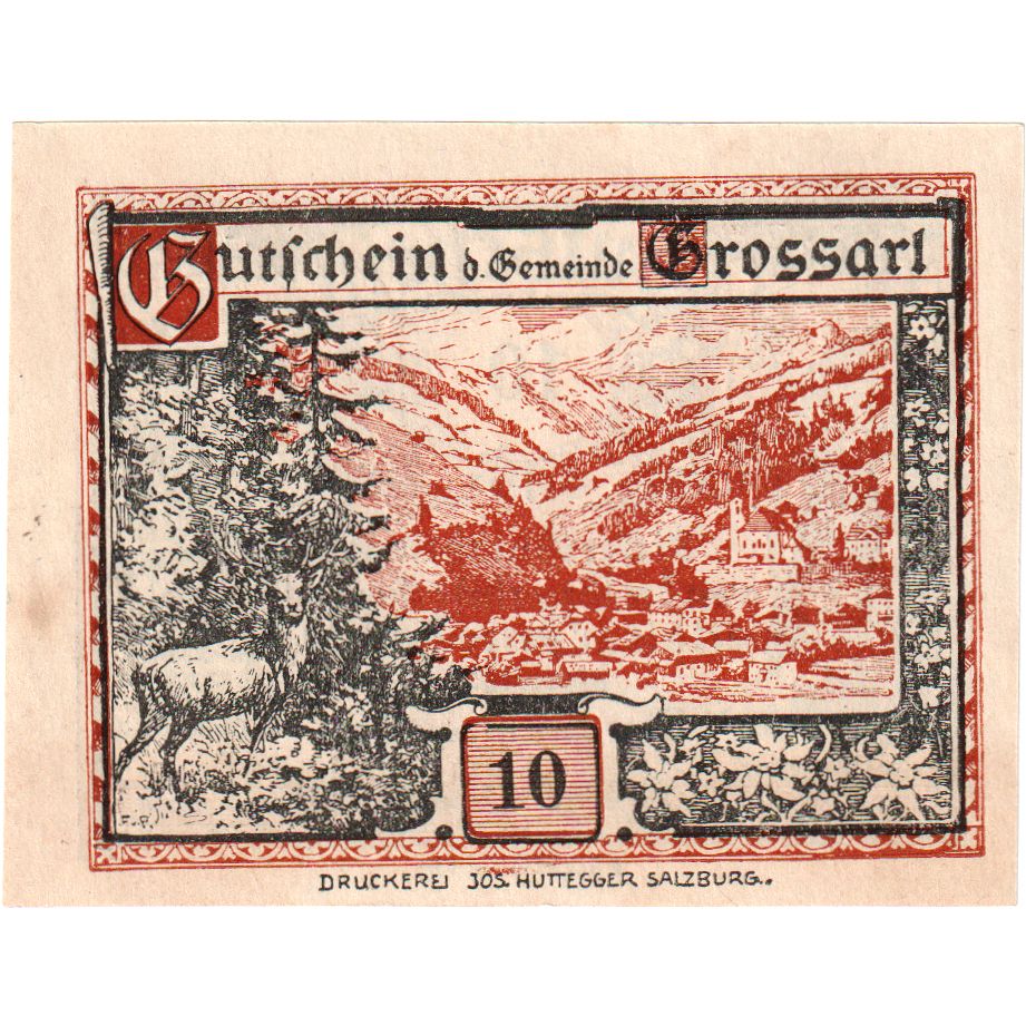 Österreich, Grossarl, 10 Heller, 1920-12-31, VZ