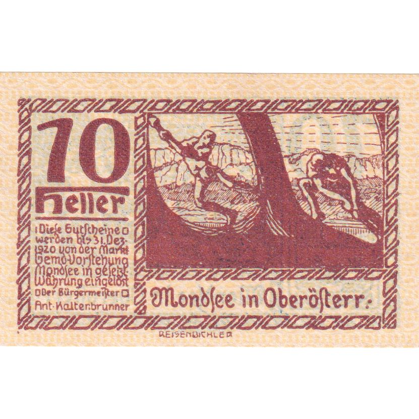 Österreich, Mondsee, 10 Heller, 1920-12-31, UNZ-