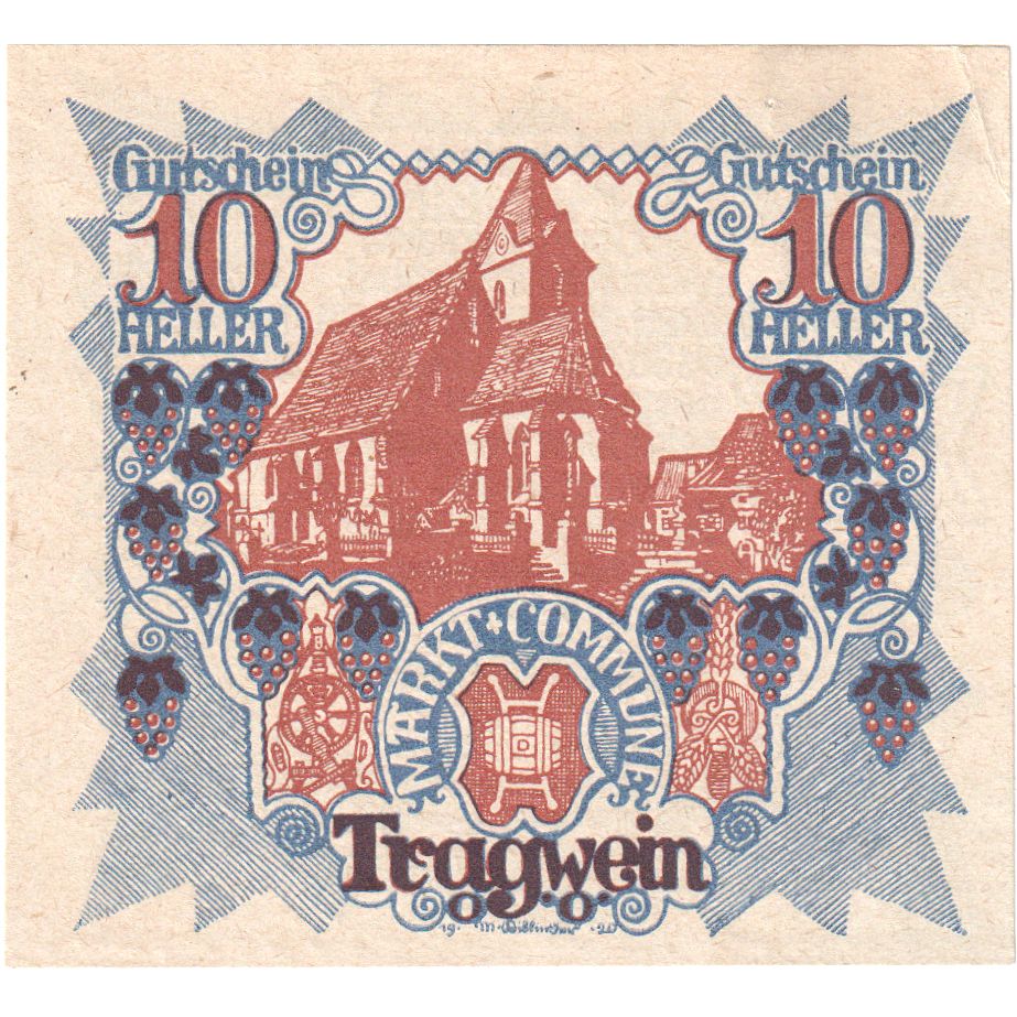 Österreich, Tragwein, 10 Heller, 1921-04-30, UNZ-