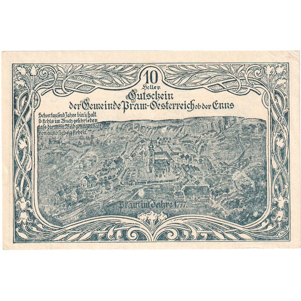 Austria, Enns, 10 Heller, 1920-12-20, UNC(63)
