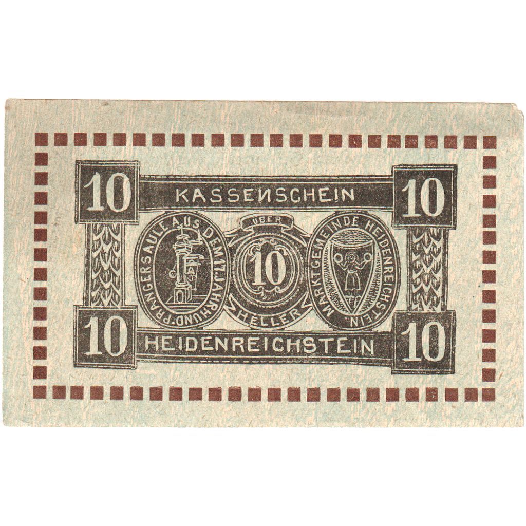 Österreich, Heidenreichstein, 10 Heller, 1921-03-01, UNZ-