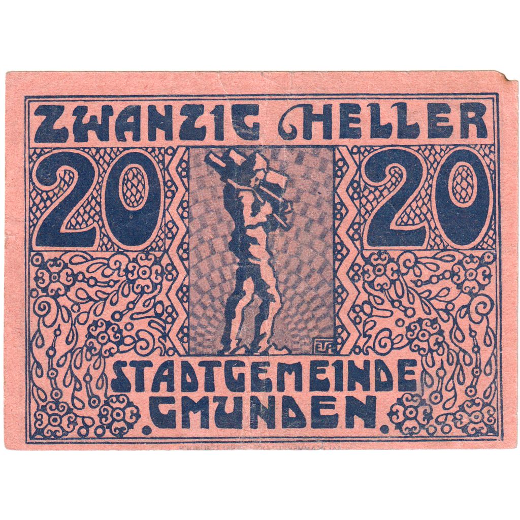 Österreich, Gmunden, 20 Heller, 1920-03-31, VZ