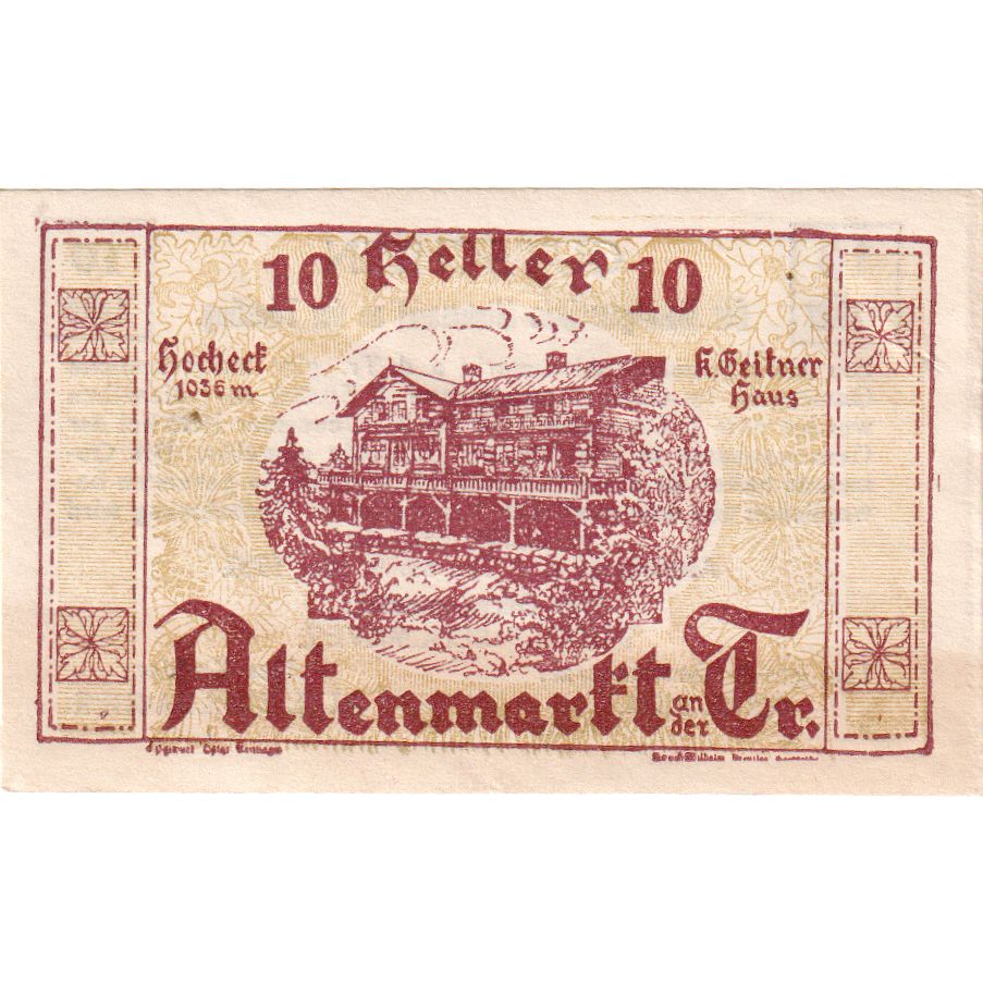 Austria, Altenmarkt, 10 Heller, 1920-12-31, UNC(63)