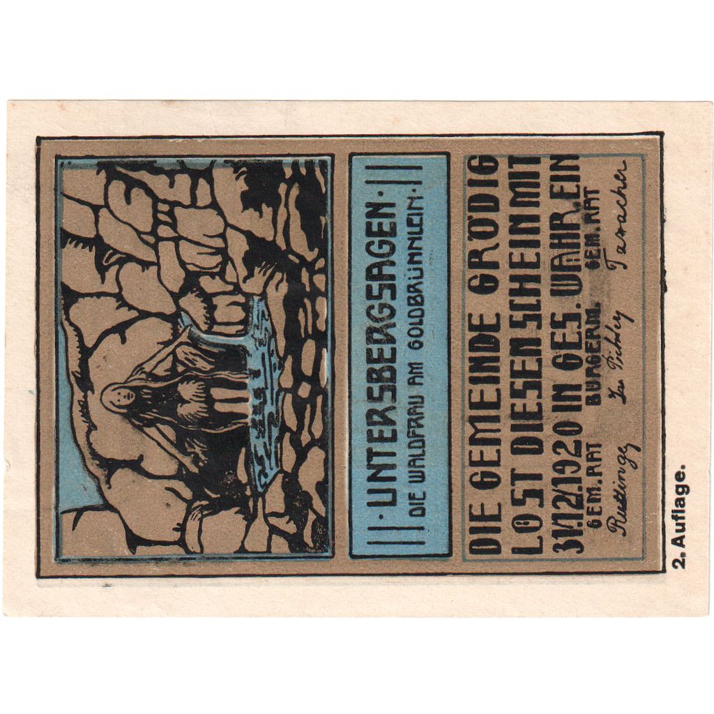 Austria, Grödig, 40 Heller, 1920-12-31, UNC(63)