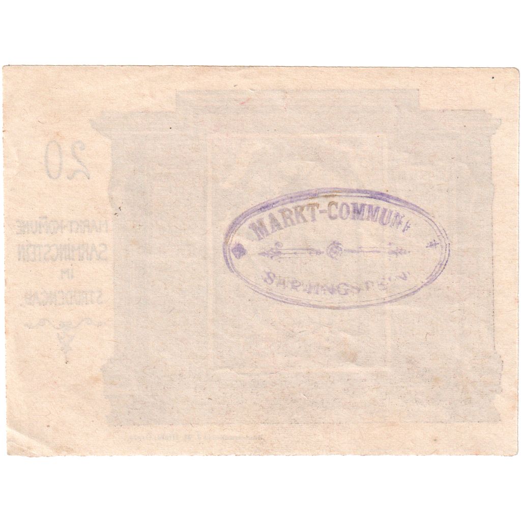 Österreich, Sarmingstein Im Strudengau, 20 Heller, 1920-12-31, VZ
