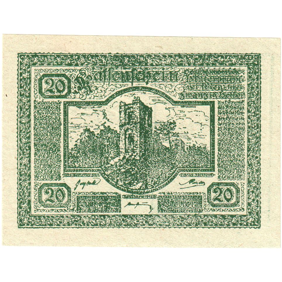 Österreich, Hinterbrühl, 20 Heller, 1920-04-25, UNZ-