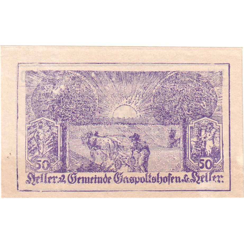 Austria, Gaspoltshofen, 50 Heller, 1920-09-30, UNC(63)
