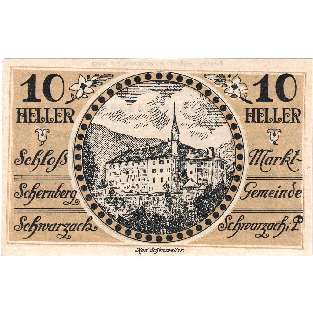 Österreich, Schwarzach, 10 Heller, 1920-12-31, UNZ-