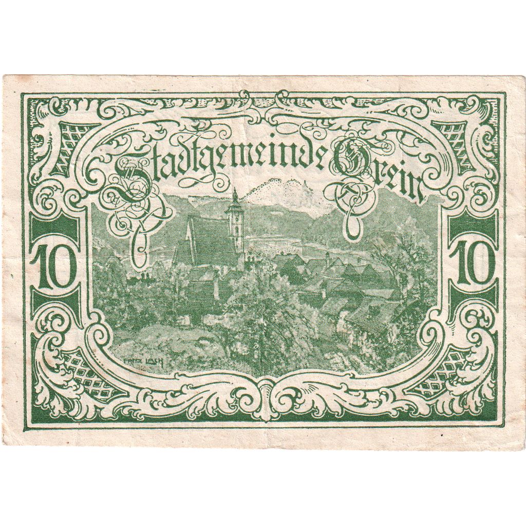 Österreich, Grein, 10 Heller, 1920-12-31, S