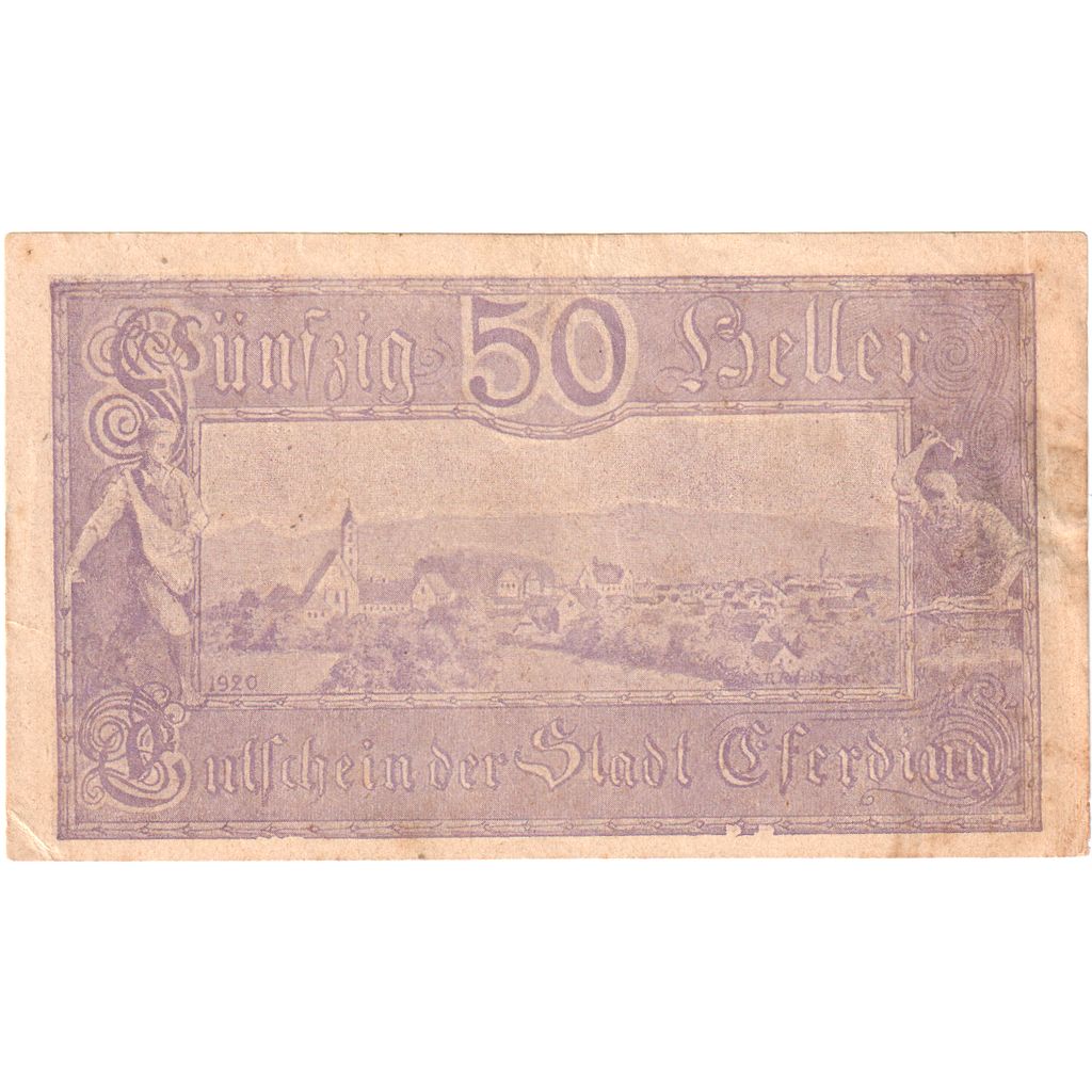 Österreich, Eferding, 50 Heller, S