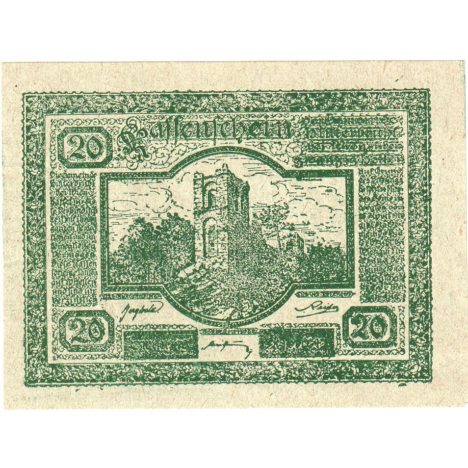 Österreich, Hinterbrühl, 20 Heller, 1920-04-25, UNZ-