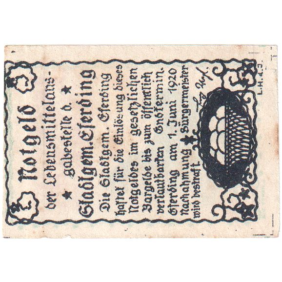 Österreich, Eferding, 15 Heller, 1920-06-01, UNZ-