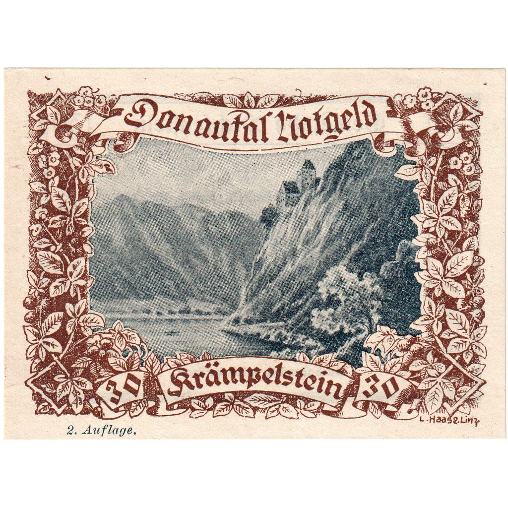 Österreich, Dichtenstein, 30 Heller, UNZ-