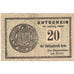 Österreich, Grein, 20 Heller, 1920-12-31, S