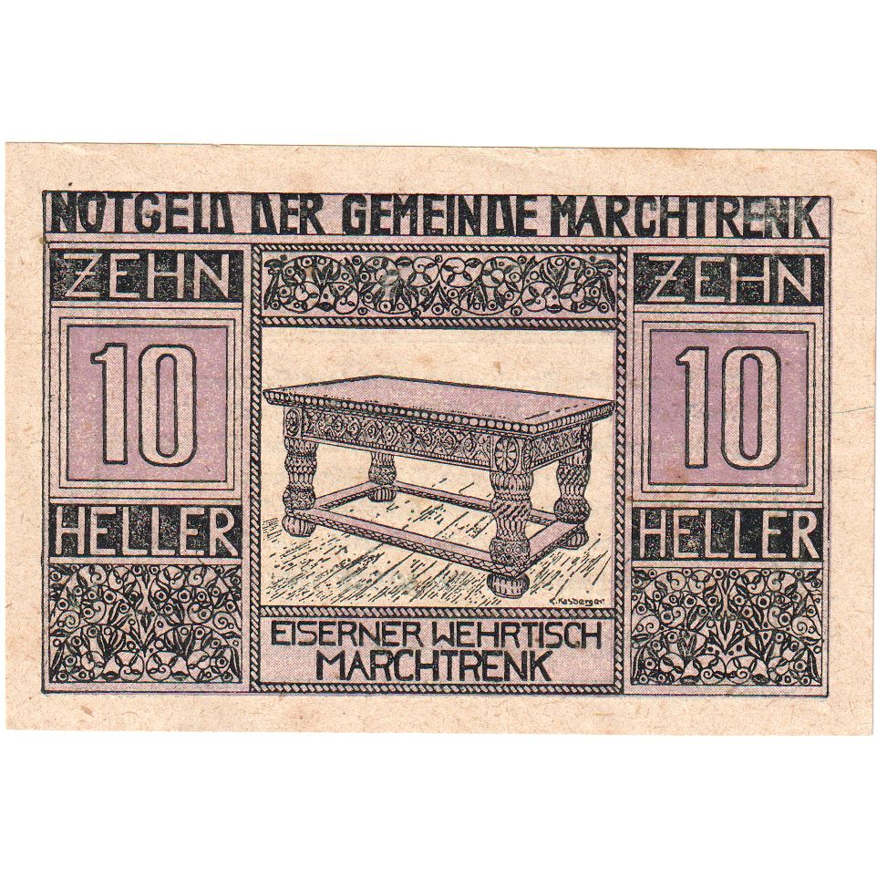 Österreich, marchtrenk, 10 Heller, 1920-12-31, UNZ-
