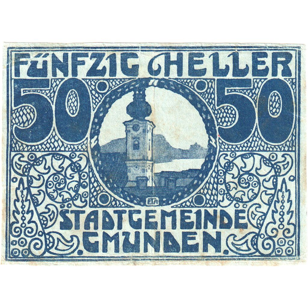 Austria, Gmunden, 50 Heller, 1920-03-31, EF(40-45)