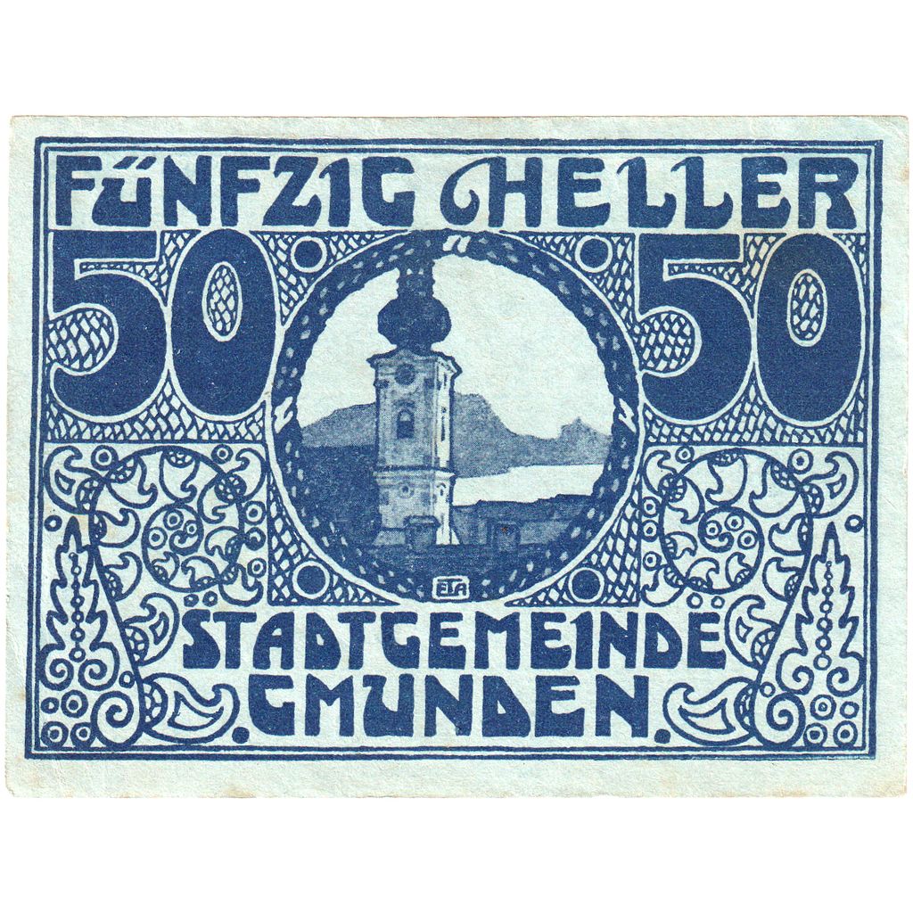 Österreich, Gmunden, 50 Heller, 1920-03-31, SS+