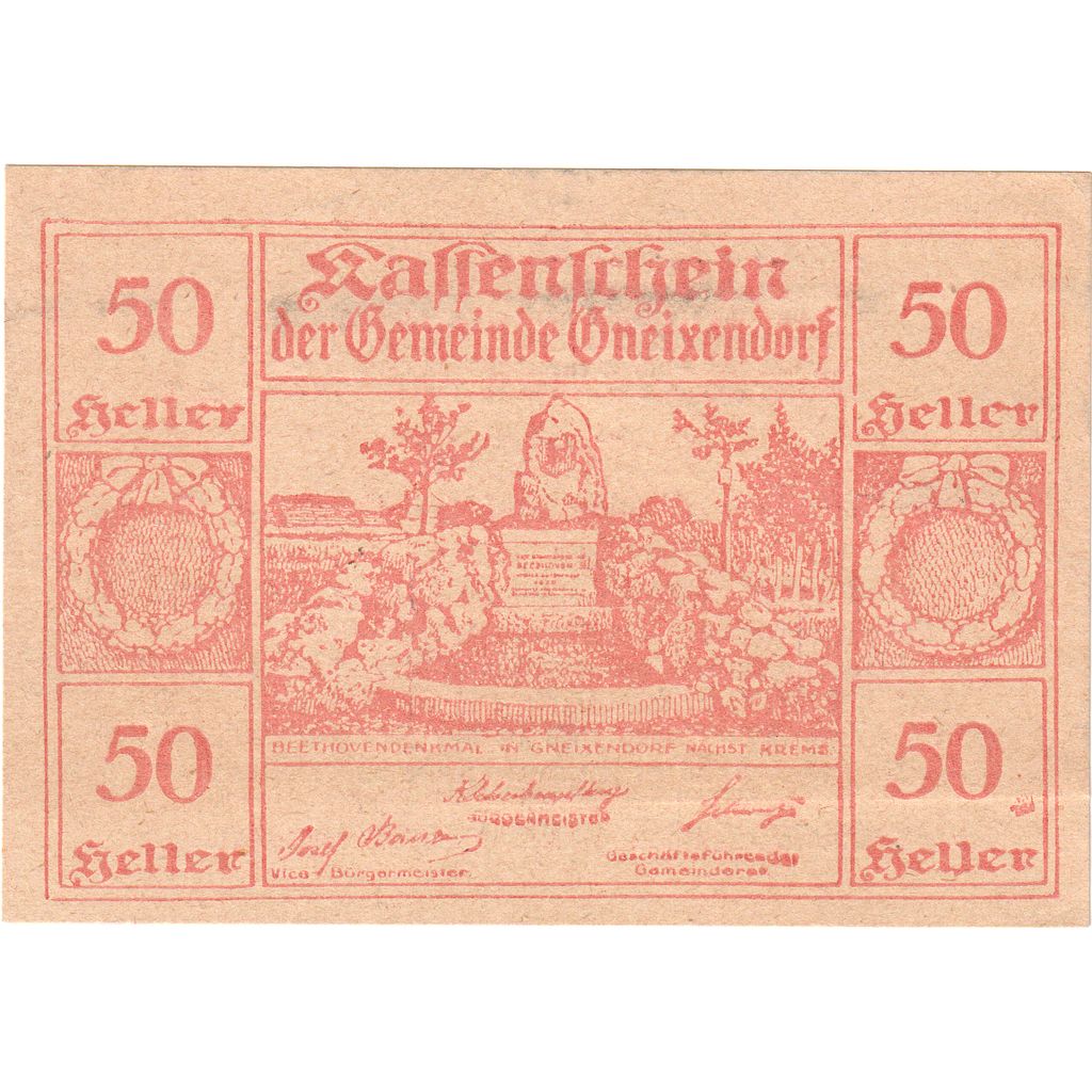 Austria, Gneixendorf, 50 Heller, 1920-12-31, AU(55-58)